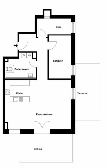 Hochparterre Brackenheim - 3 Zimmer, 95 m&sup2;, 1.295&euro; | Angebot:25253418