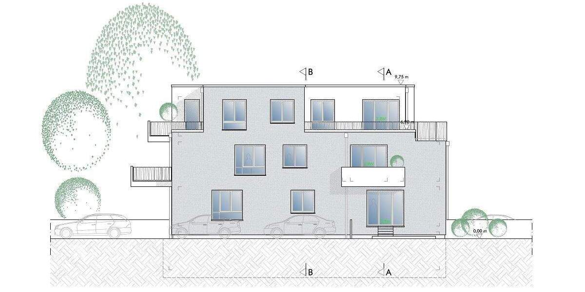 Etagenwohnung Wiesloch Baiertal - 4 Zimmer, 91 m&sup2;, 458.000&euro; | Angebot:25697190