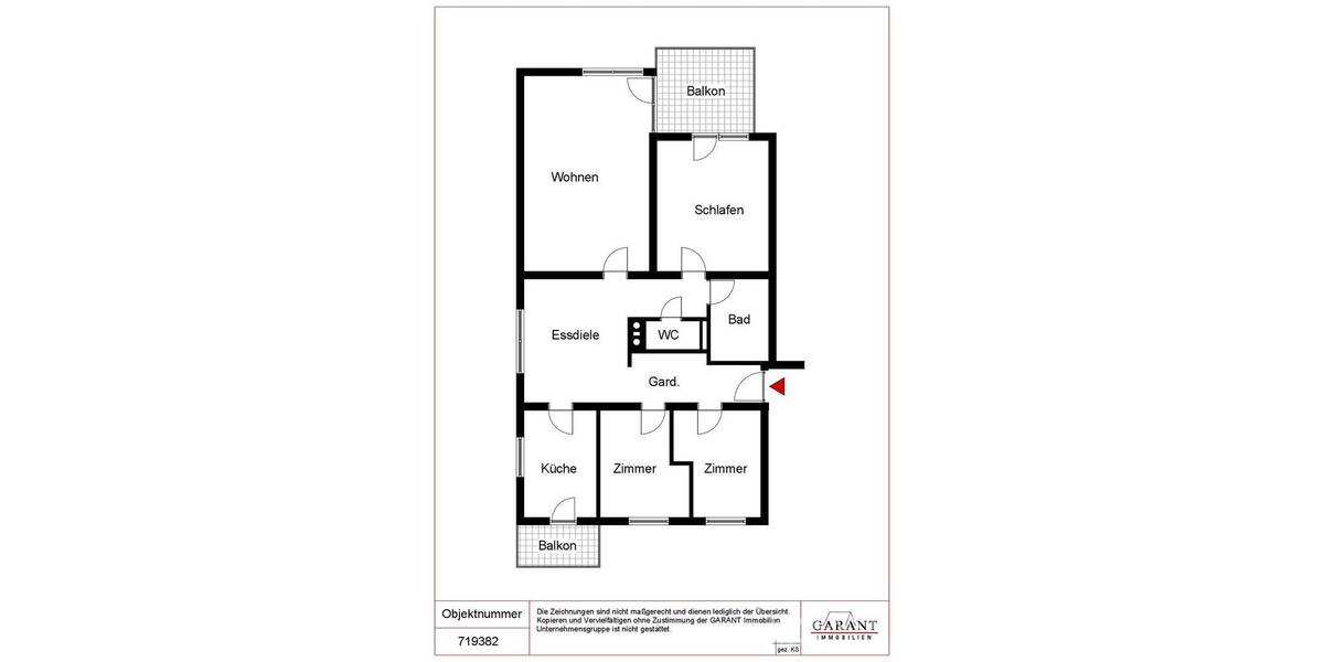 Etagenwohnung Heilbronn Kernstadt - 4 Zimmer, 90 m&sup2;, 365.000&euro; | Angebot:25730269