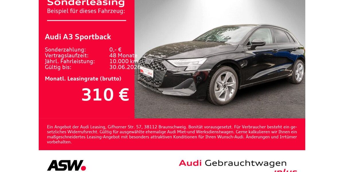 Audi A3 6.500 km 28.960 &euro; Heilbronn 74074