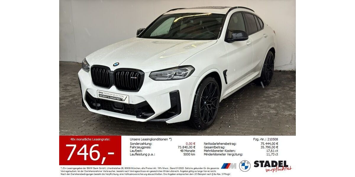 BMW X4 M 21.538 km 70.444 &euro; Heilbronn 74074