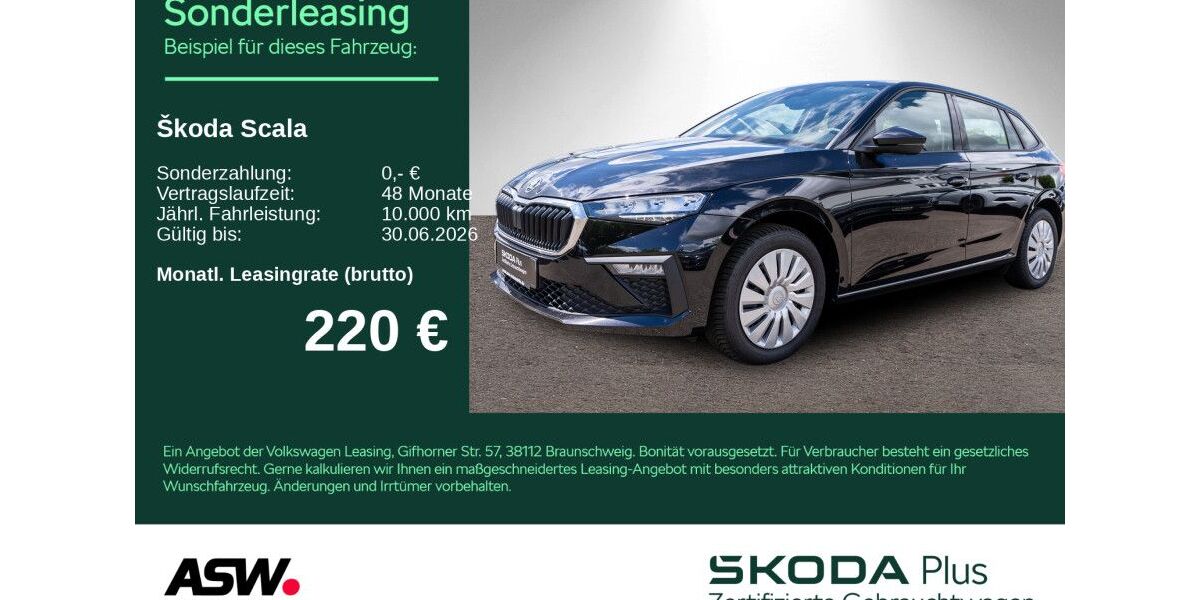 Skoda Scala 24.400 km 20.730 &euro; Heilbronn 74076