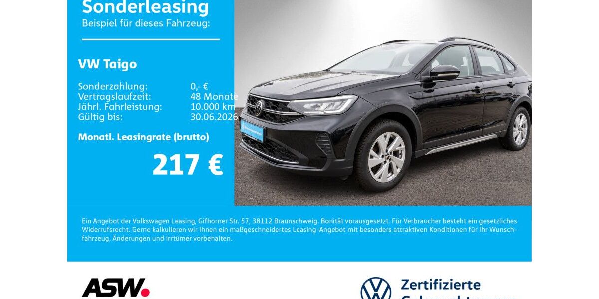 VW Taigo 37.900 km 17.260 &euro; Bad Rappenau 74906