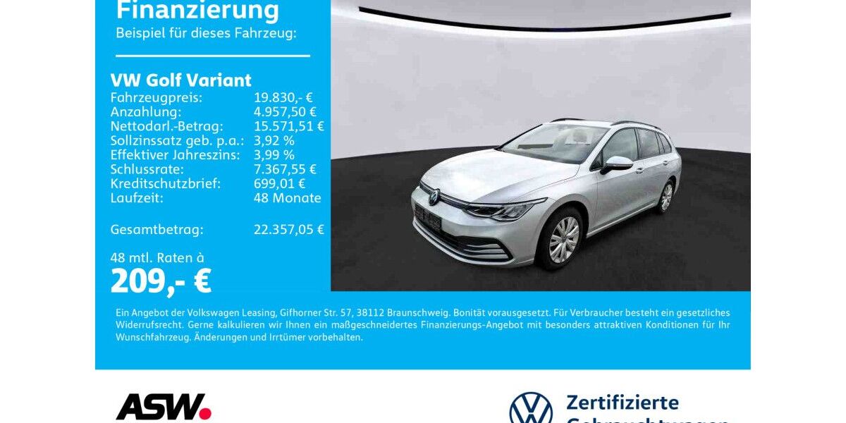 VW Golf 74.500 km 19.830 &euro; Neckarsulm 74172