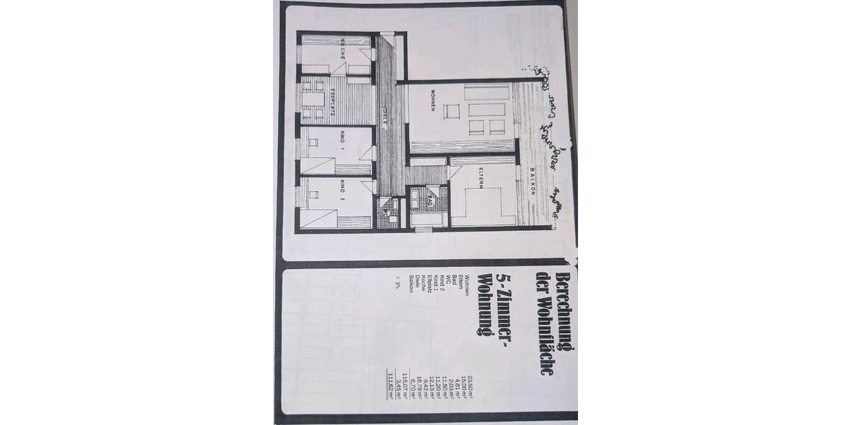 Etagenwohnung Sinsheim - 4.5 Zimmer, 111 m&sup2;, 329.000&euro; | Angebot:25422594
