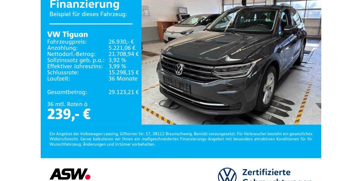 VW Tiguan 55.900 km 26.930 &euro; Bad Rappenau 74906