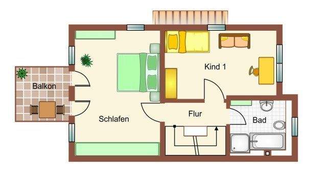 Doppelhaushälfte Rauenberg - 6 Zimmer, 154 m&sup2;, 1.450&euro; | Angebot:25725920