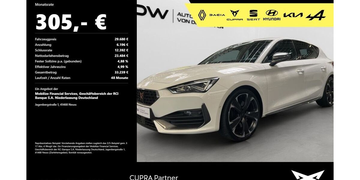 Cupra Leon 30.950 km 28.980 &euro; Heilbronn 74076