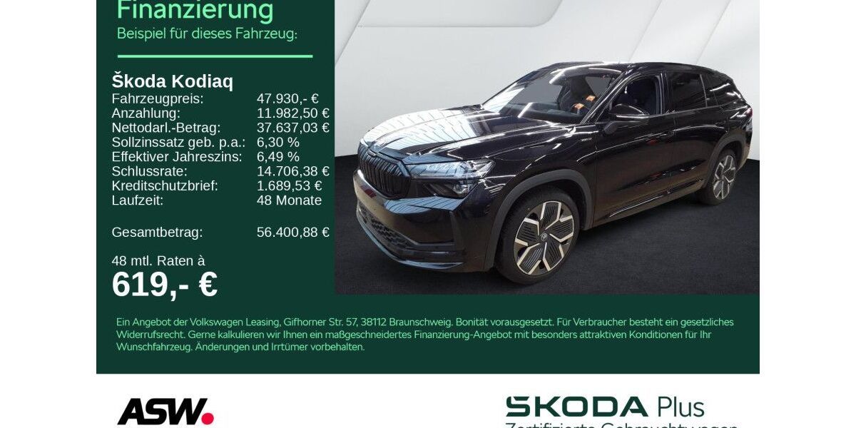 Skoda Kodiaq 25.600 km 47.230 &euro; Heilbronn 74076