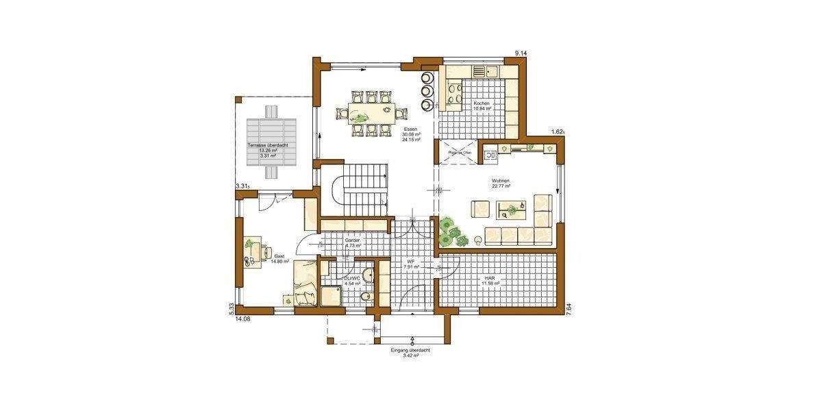 Einfamilienhaus Haßmersheim - 5 Zimmer, 213 m&sup2;, 923.000&euro; | Angebot:25820442