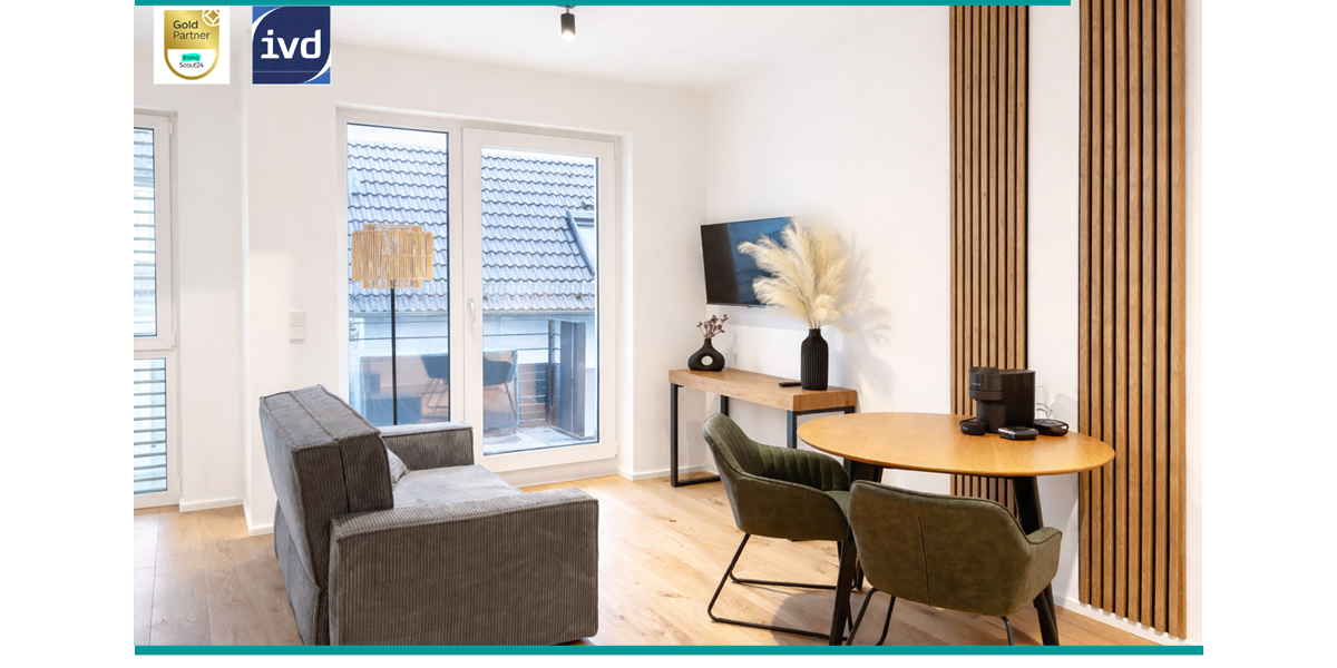 Etagenwohnung Heilbronn - 1 Zimmer, 33 m&sup2;, 828&euro; | Angebot:24998412