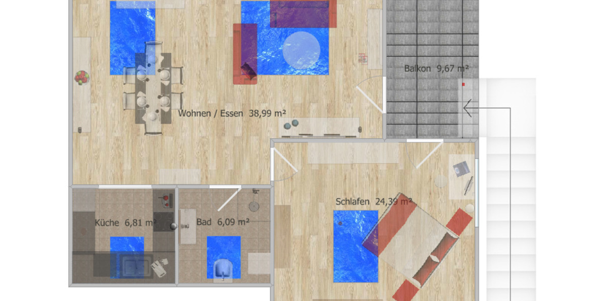 Loft - Studio - Atelier Vaihingen an der Enz - 2 Zimmer, 81 m&sup2;, 1.250&euro; | Angebot:25403651