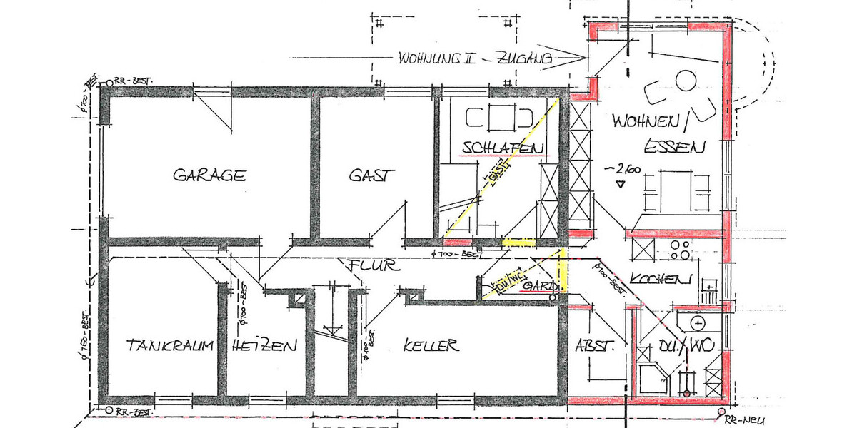 Außergewöhnlich: Architektenhaus in Aussichtslage - Zweifamilienhaus Mosbach | Angebot:26675706
