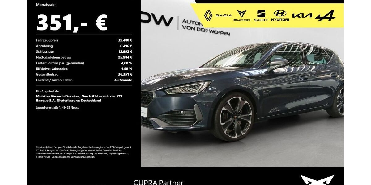 Cupra Leon 20.100 km 31.880 &euro; Heilbronn 74076