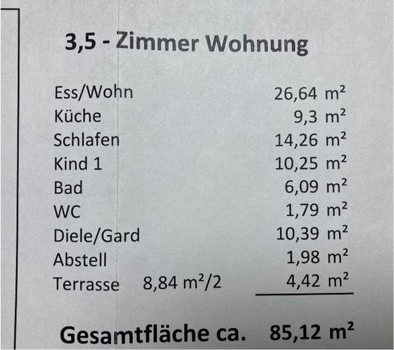 Etagenwohnung Brackenheim - 3.5 Zimmer, 85 m&sup2;, 1.280&euro; | Angebot:25902077