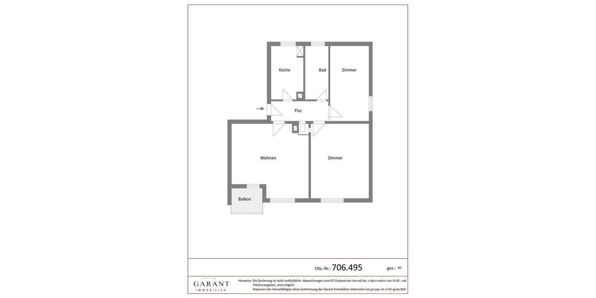 Etagenwohnung Neckarsulm Amorbach - 3 Zimmer, 68 m&sup2;, 225.000&euro; | Angebot:25730273