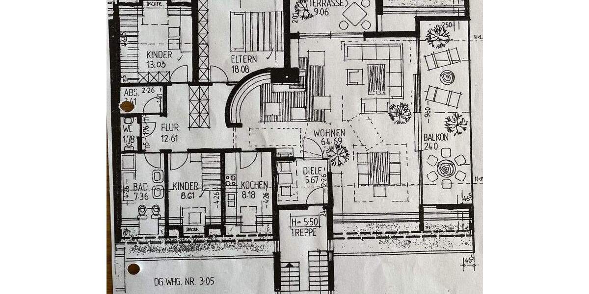 Etagenwohnung Bad Rappenau - 4 Zimmer, 156 m&sup2;, 469.000&euro; | Angebot:25716268