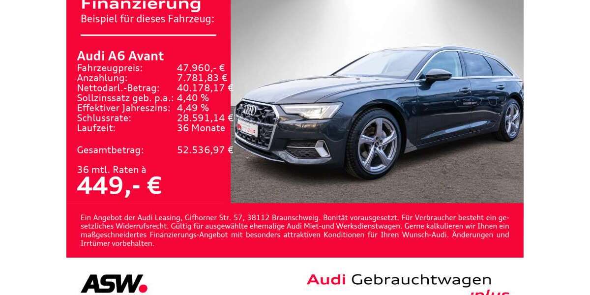 Audi A6 13.300 km 47.750 &euro; Heilbronn 74074