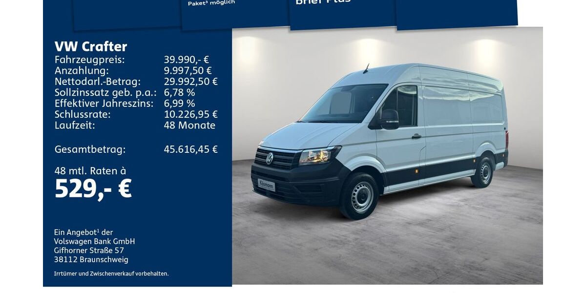 VW Crafter 110.810 km 39.990 &euro; Mosbach 74821