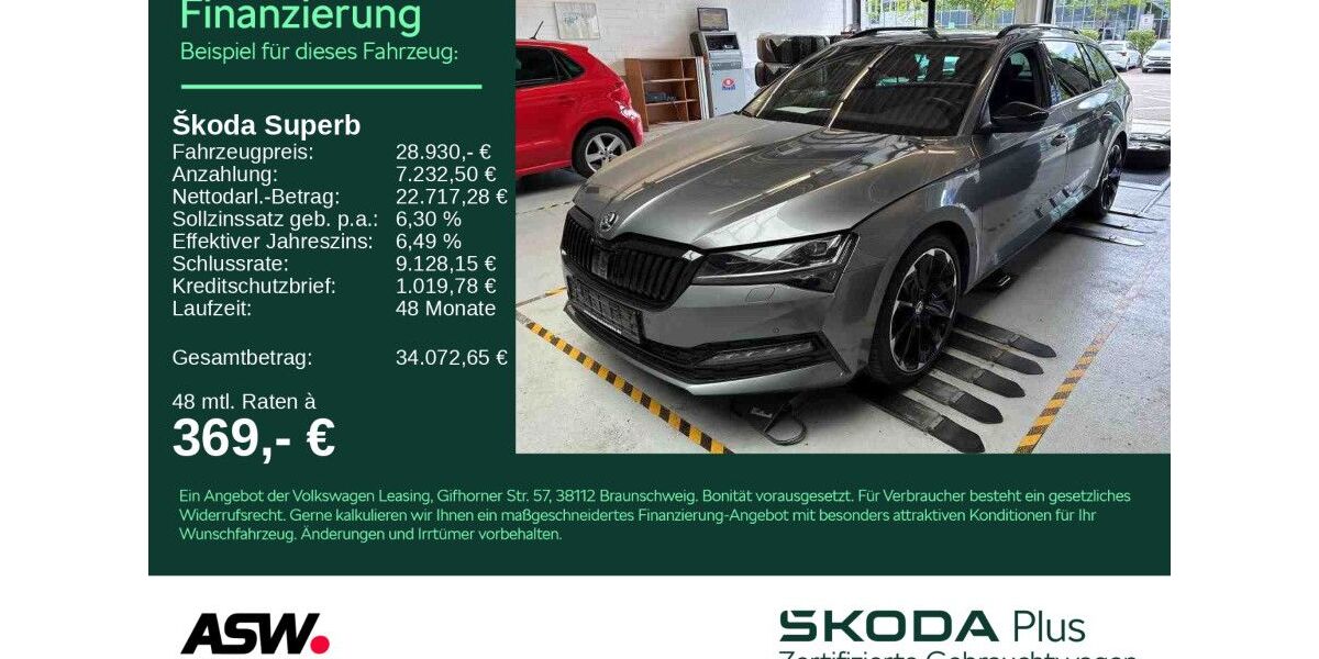 Skoda Superb 107.450 km 27.830 &euro; Heilbronn 74076