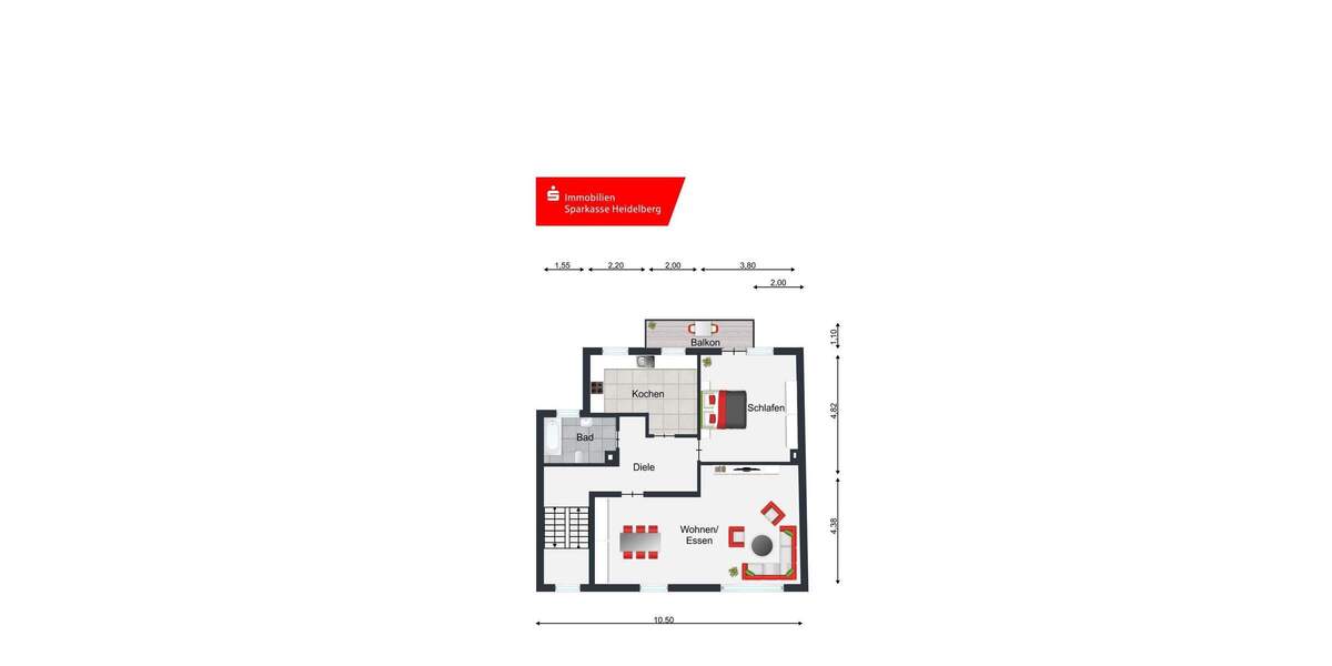 Mehrfamilienhaus, Wohnhaus Wiesloch - 4 Zimmer, 135 m&sup2;, 370.000&euro; | Angebot:25676586