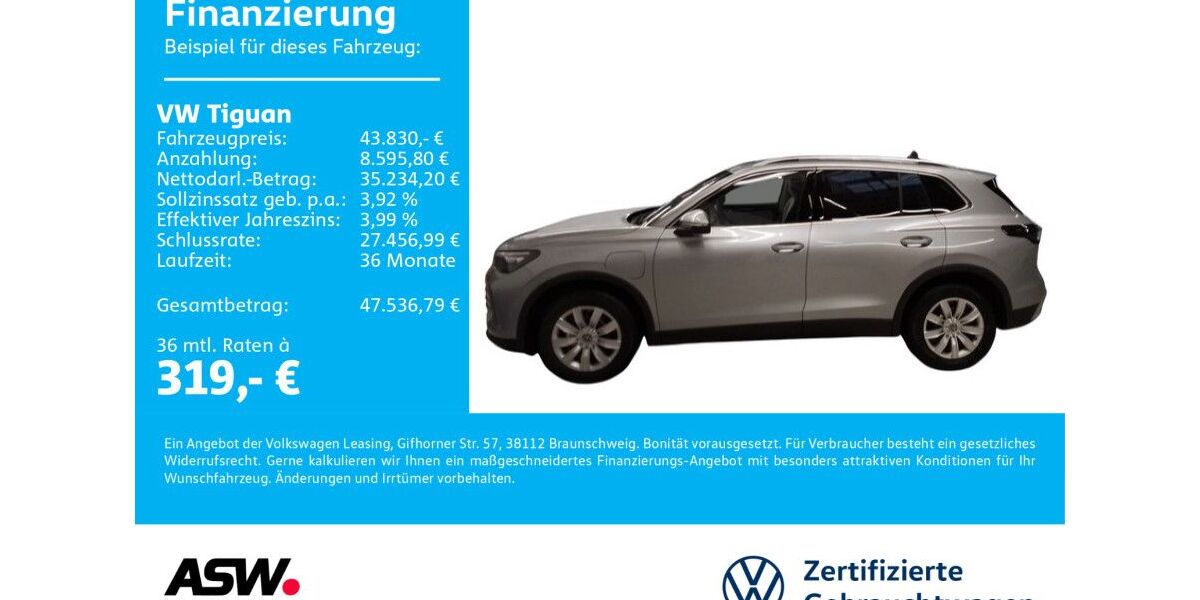 VW Tiguan 5.300 km 43.830 &euro; Bad Rappenau 74906