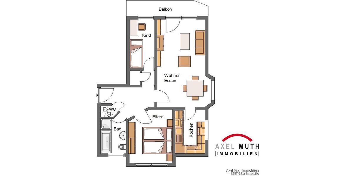 Erdgeschoßwohnung Sulzfeld - 3 Zimmer, 71 m&sup2;, 800&euro; | Angebot:26563494