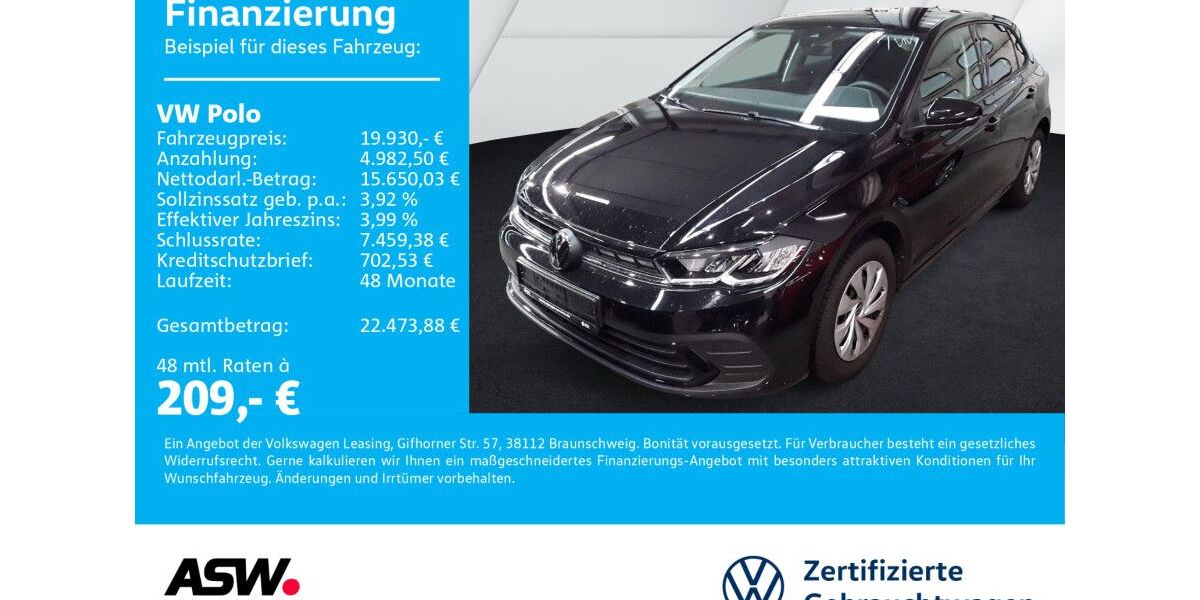 VW Polo 14.900 km 19.930 &euro; Neckarsulm 74172