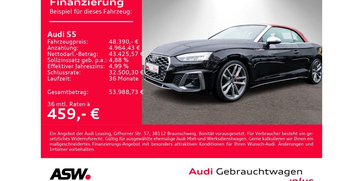 Audi S5 39.700 km 48.390 &euro; Heilbronn 74074