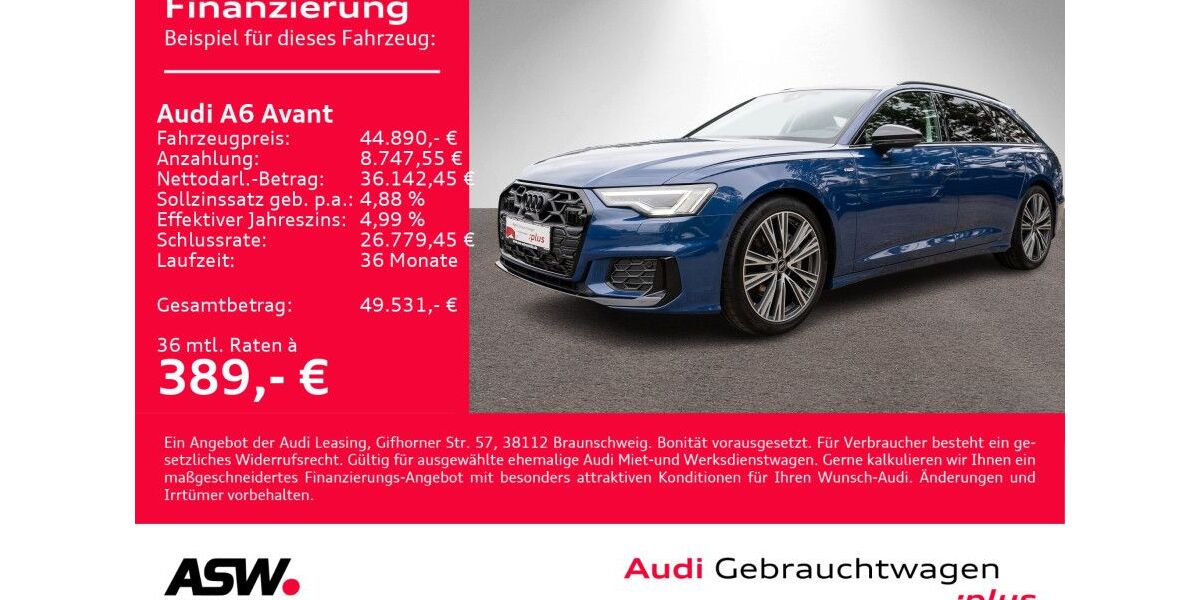 Audi A6 39.900 km 44.890 &euro; Heilbronn 74074