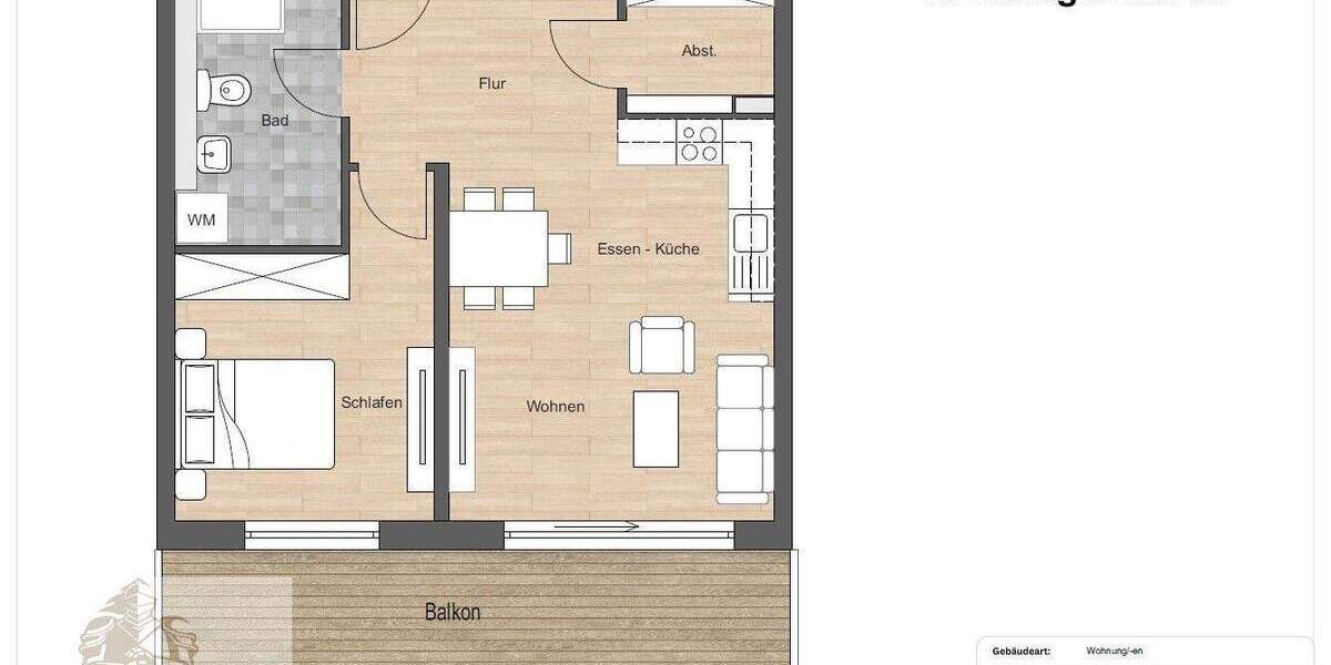 Etagenwohnung Heilbronn Kernstadt - 2 Zimmer, 57 m&sup2;, 310.000&euro; | Angebot:25742870