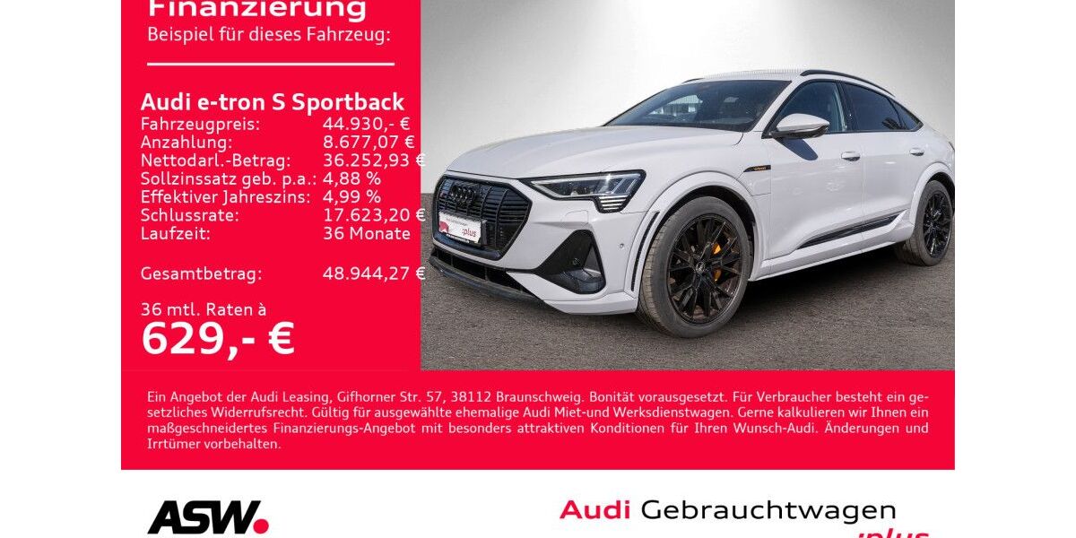 Audi e-tron 50.300 km 44.930 &euro; Heilbronn 74074