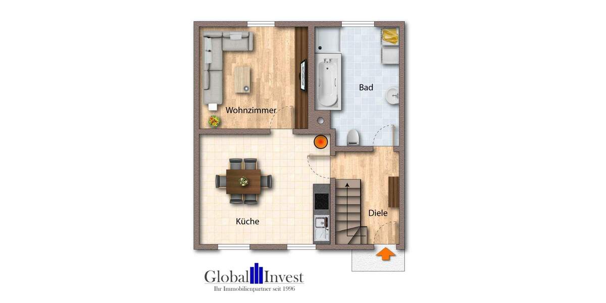 Doppelhaushälfte Mühlhausen - 4 Zimmer, 80 m&sup2;, 259.000&euro; | Angebot:25821560