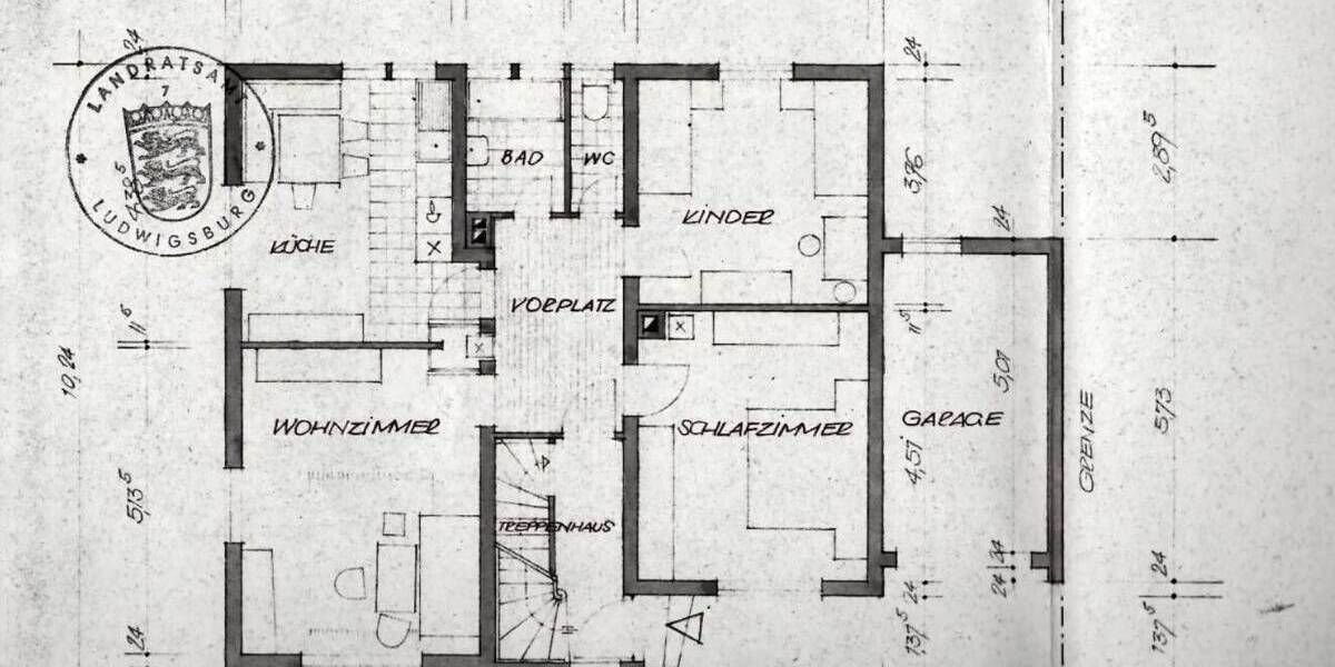 Etagenwohnung Sachsenheim Kleinsachsenheim - 3 Zimmer, 78 m&sup2;, 975&euro; | Angebot:26583870