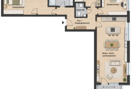 Wohnung Heibronn Böckingen - 4 Zimmer, 112 m&sup2;, 1.285&euro; | Angebot:27347430