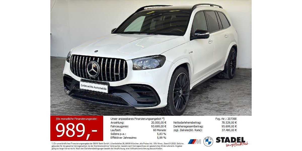 Mercedes-Benz GLS 63 86.500 km 91.444 &euro; Heilbronn 74074