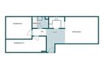 Etagenwohnung Leimen - 3 Zimmer, 62 m&sup2;, 199.900&euro; | Angebot:26037436