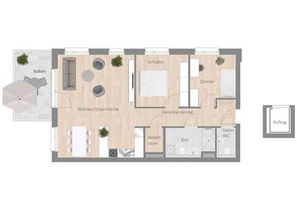 Wohnung Besigheim - 3.5 Zimmer, 86 m&sup2;, 1.230&euro; | Angebot:24631786
