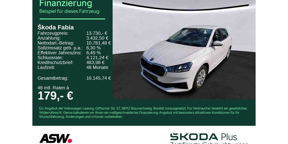 Skoda Fabia 42.300 km 13.730 &euro; Heilbronn 74076