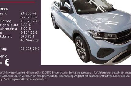 VW T-Cross 3.200 km 24.930 &euro; Weinsberg 74189