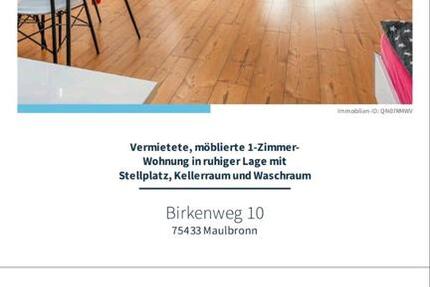 Wohnung Maulbronn - 1 Zimmer, 27 m&sup2;, 119.000&euro; | Angebot:25936894