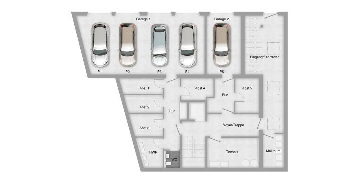 Terrassenwohnung Heilbronn Kernstadt - 3 Zimmer, 74 m&sup2;, 870.000&euro; | Angebot:26781368