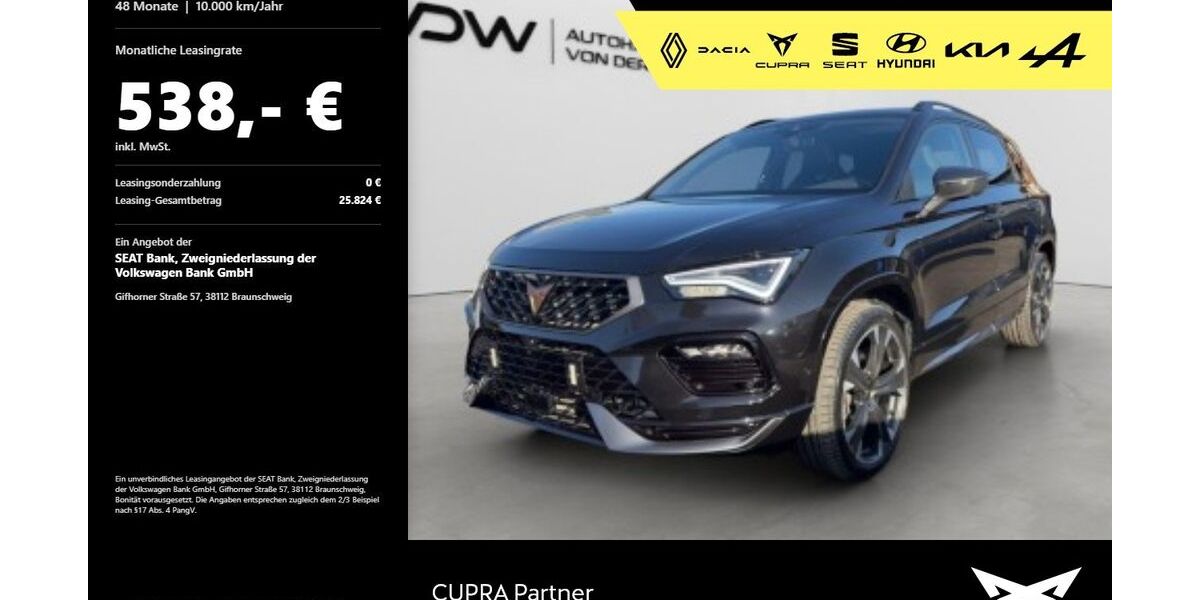 Cupra Ateca 23.900 km 31.580 &euro; Mosbach 74821