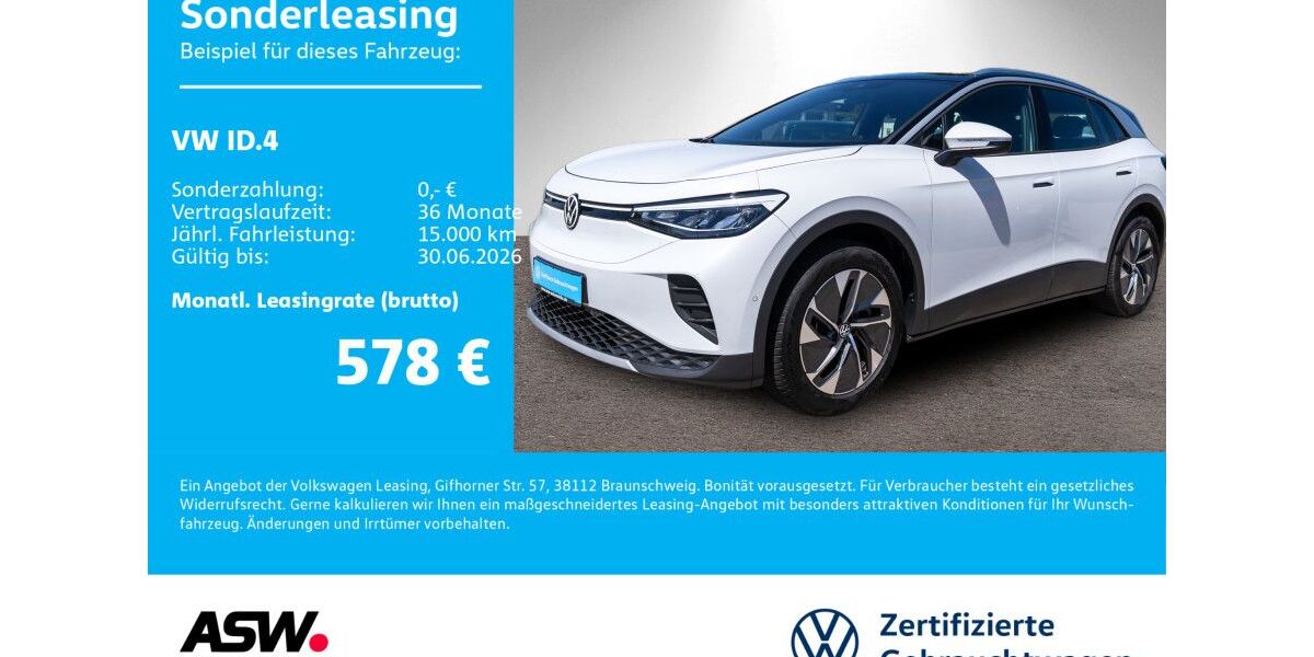VW ID.4 13.200 km 42.930 &euro; Bad Rappenau 74906