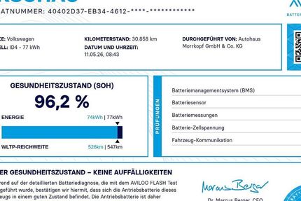 VW ID.4 31.000 km 27.940 &euro; Weingarten 76356