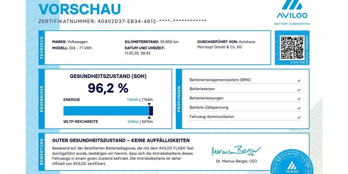 VW ID.4 31.000 km 27.940 &euro; Weingarten 76356