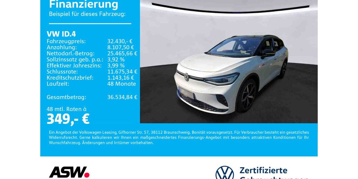 VW ID.4 61.200 km 32.430 &euro; Neckarsulm 74172