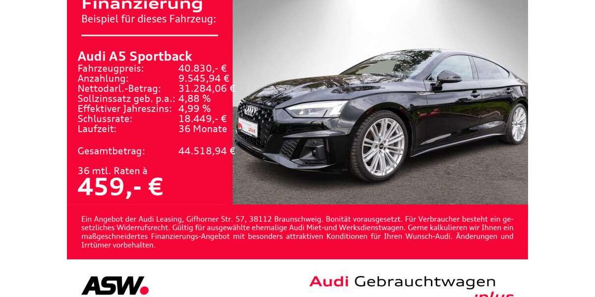 Audi A5 64.800 km 40.830 &euro; Heilbronn 74074