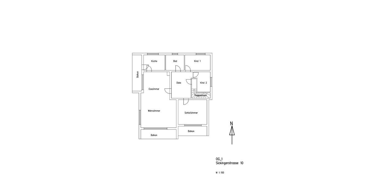 Etagenwohnung Dielheim - 4 Zimmer, 120 m&sup2;, 1.200&euro; | Angebot:25477831