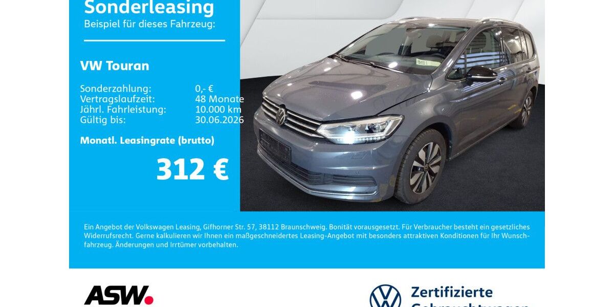 VW Touran 25.800 km 33.830 &euro; Neckarsulm 74172
